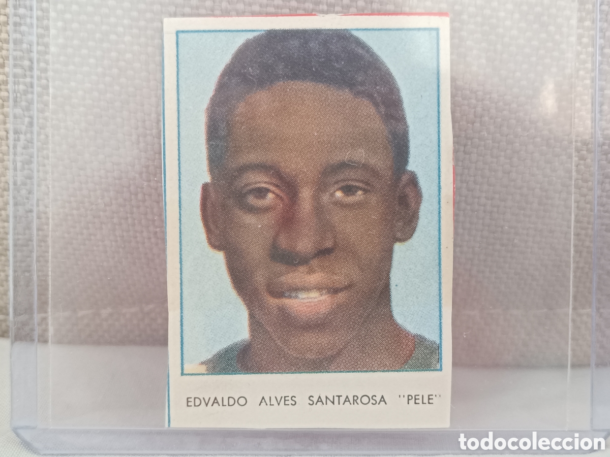 Fu&szlig;ball-Sticker: Cromo Pel&eacute; Rookie card Mundial 1958 REKORDS JOURNAL Selecci&oacute;n Brasil completa