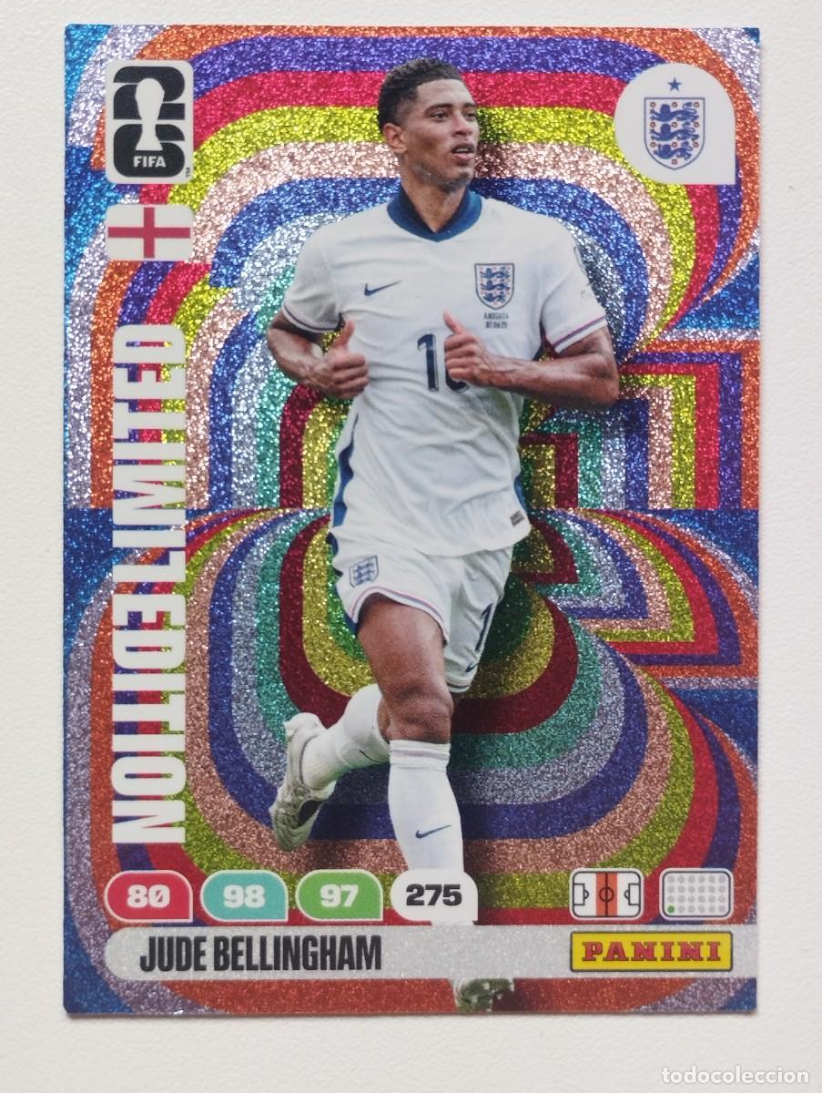 Cartes &agrave; collectionner de Football: CROMO CARD ADRENALYN MUNDIAL WORLD CUP LIMITED EDITION 2026 JUDE BELLINGHAM INGLATERRA