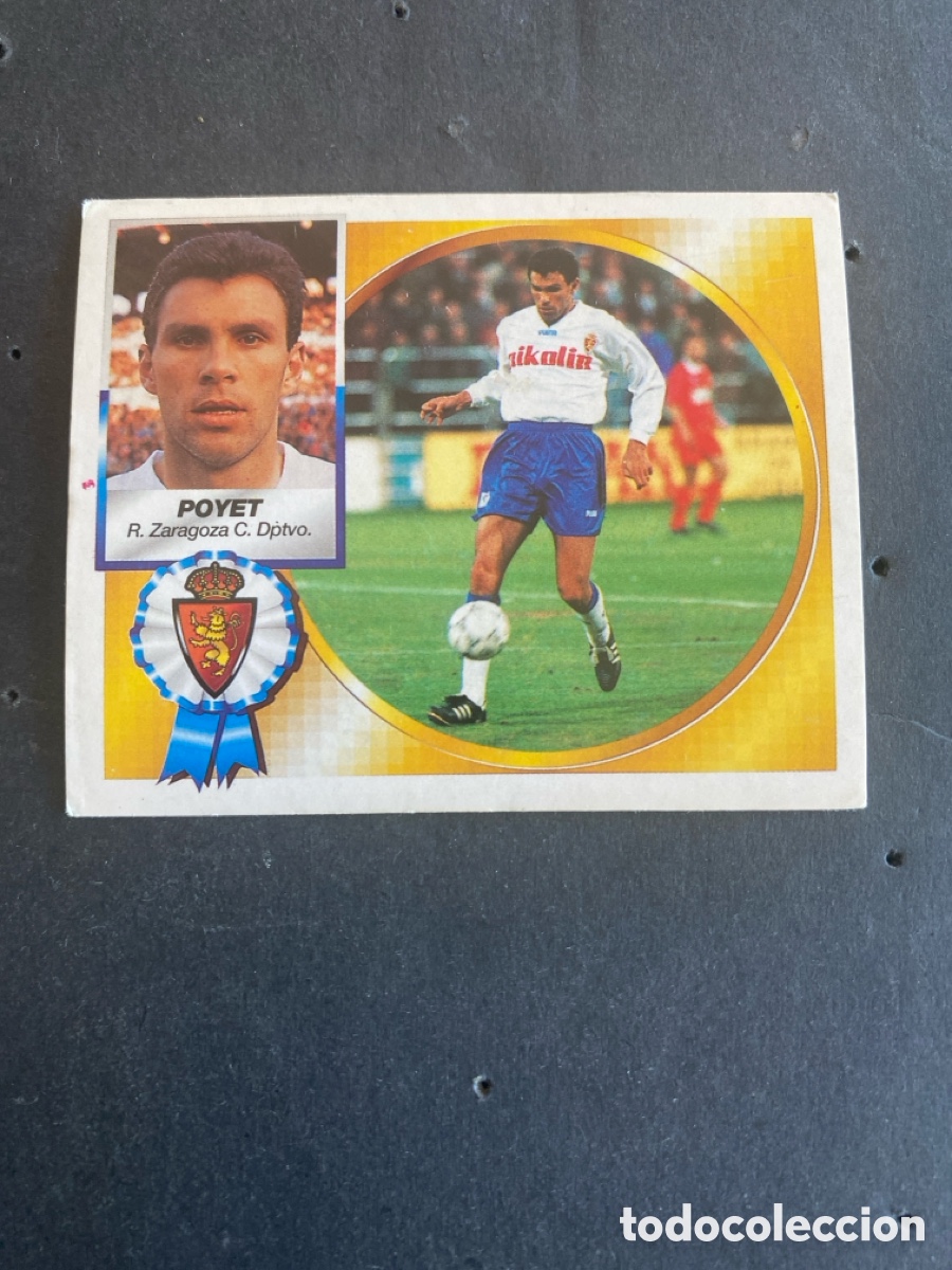 Cromos de f&uacute;tbol: Cromo liga 94/95 Dptvo. Zaragoza nunca pegado