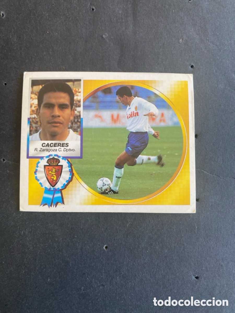 Cromos de f&uacute;tbol: Cromo liga 94/95 Dptvo.Zaragoza nunca pegado
