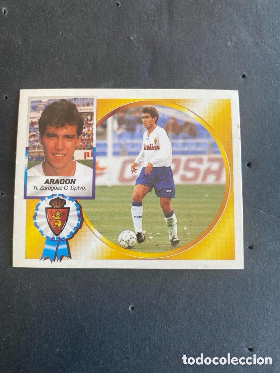 Cromos de f&uacute;tbol: Cromo liga 94/95 Dptvo Zaragoza nunca pegado