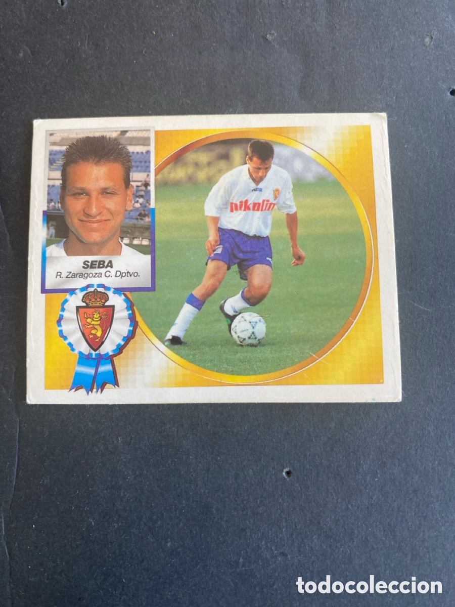 Cromos de f&uacute;tbol: Cromo liga 94/95 Dptvo Zaragoza baja nunca pegado