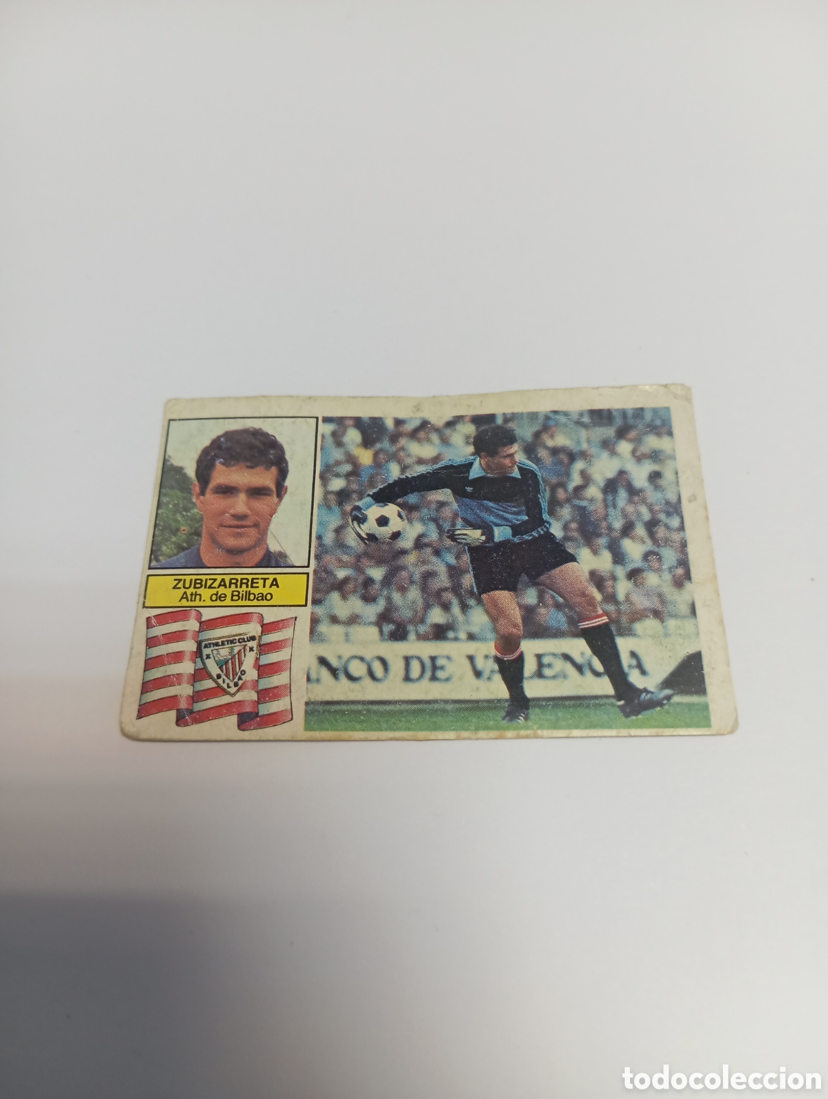 Cromos de f&uacute;tbol: ZUBIZARRETA Athletic Club Liga Este 1982 1983 RECUPERADO 82 83