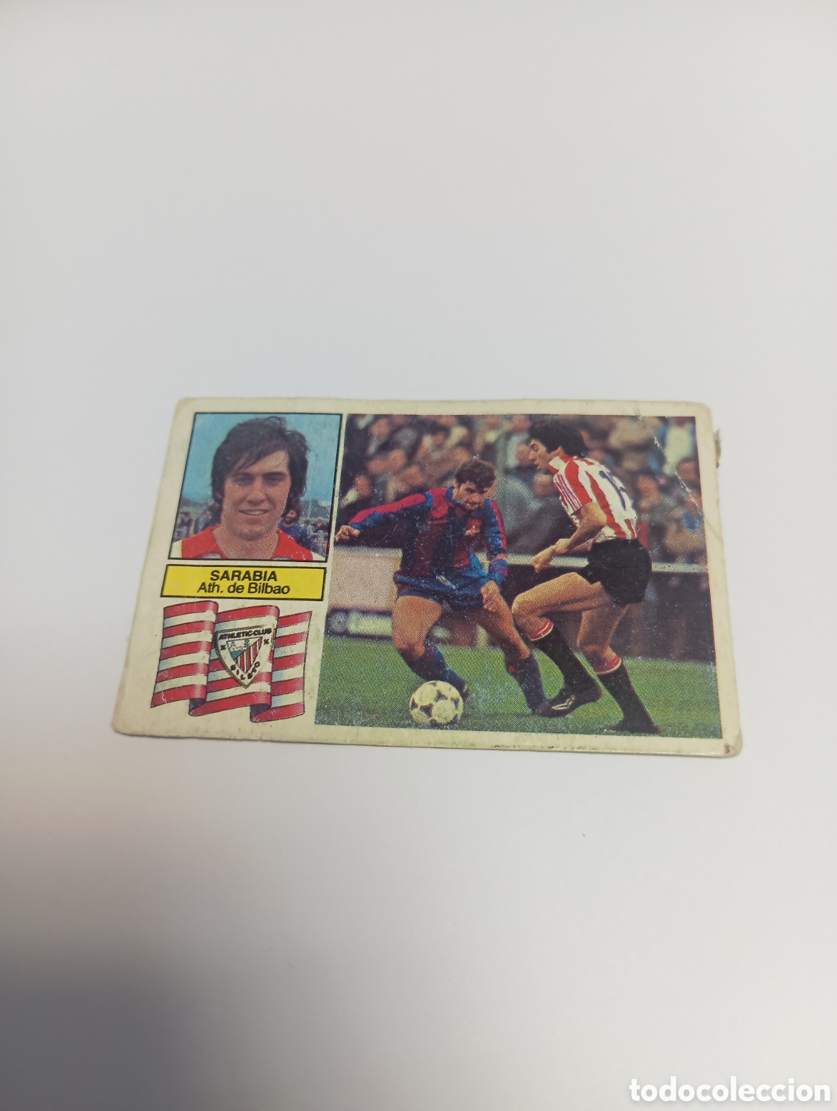 Cromos de f&uacute;tbol: SARABIA Athletic Club Liga Este 1982 1983 RECUPERADO 82 83