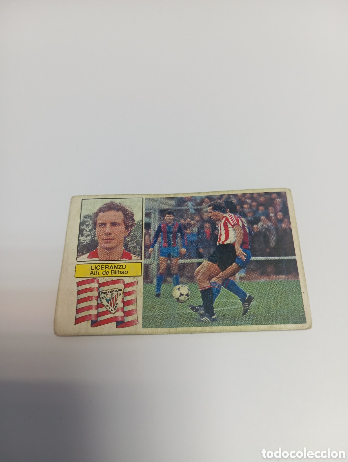 Cromos de f&uacute;tbol: LICERANZU Athletic Club Liga Este 1982 1983 NUEVO 82 83 SIN PEGAR