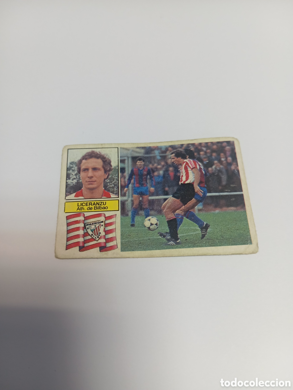 Cromos de f&uacute;tbol: LICERANZU Athletic Club Liga Este 1982 1983 NUEVO 82 83 SIN PEGAR