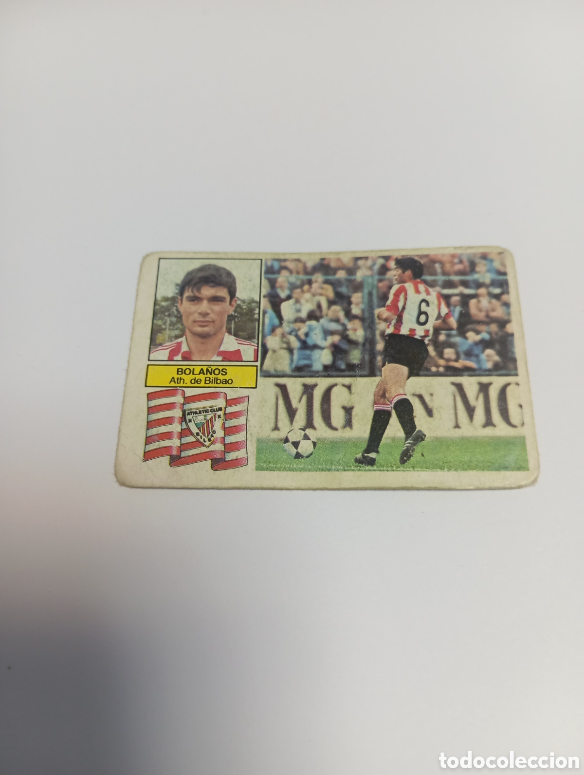 Cromos de f&uacute;tbol: BOLA&Ntilde;OS Athletic Club Liga Este 1982 1983 NUEVO 82 83 SIN PEGAR