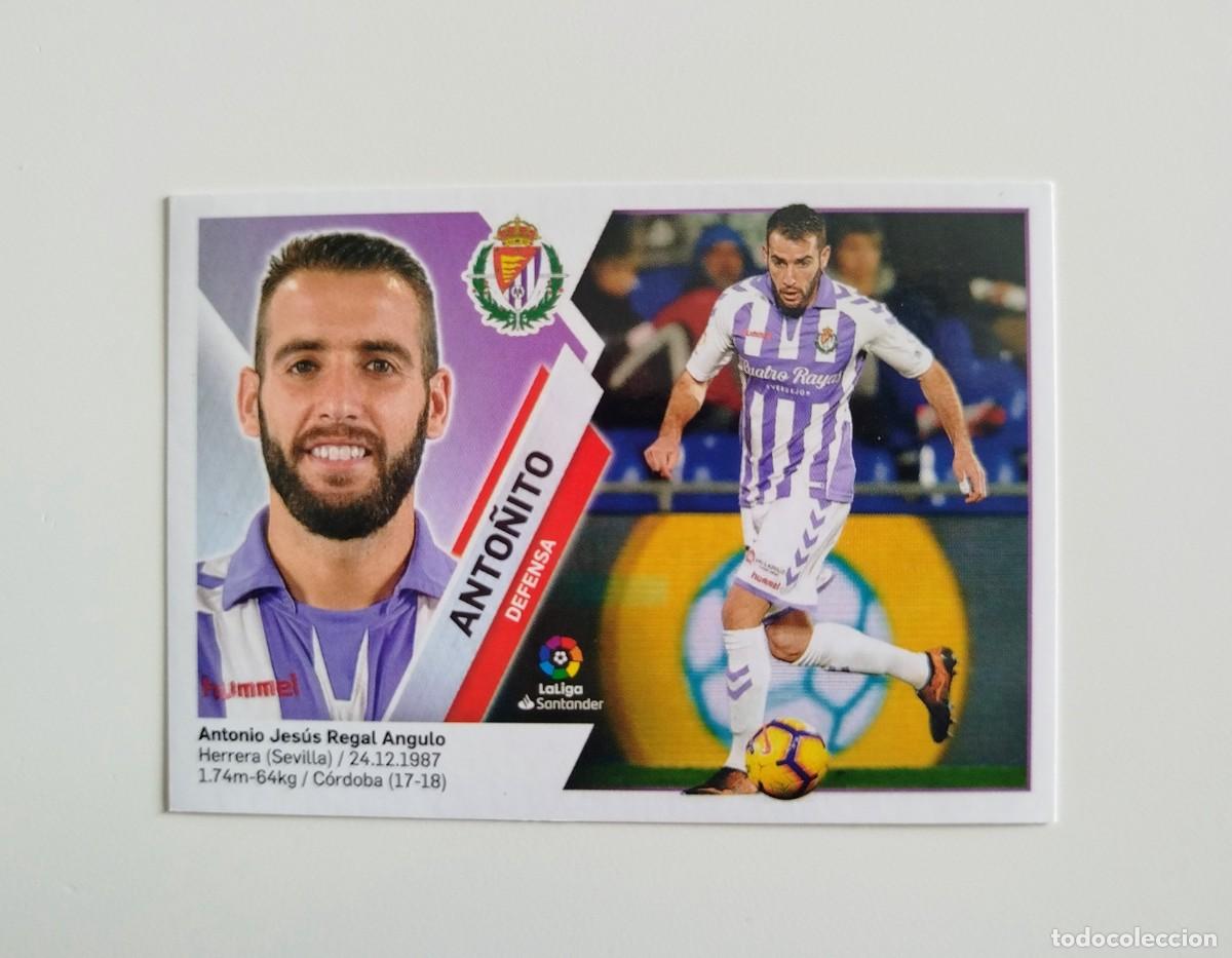Cromos de f&uacute;tbol: Anto&ntilde;ito 3 SIN PEGAR NUNCA PEGADO Real Valladolid Ediciones Este 19 20 / 2019 2020
