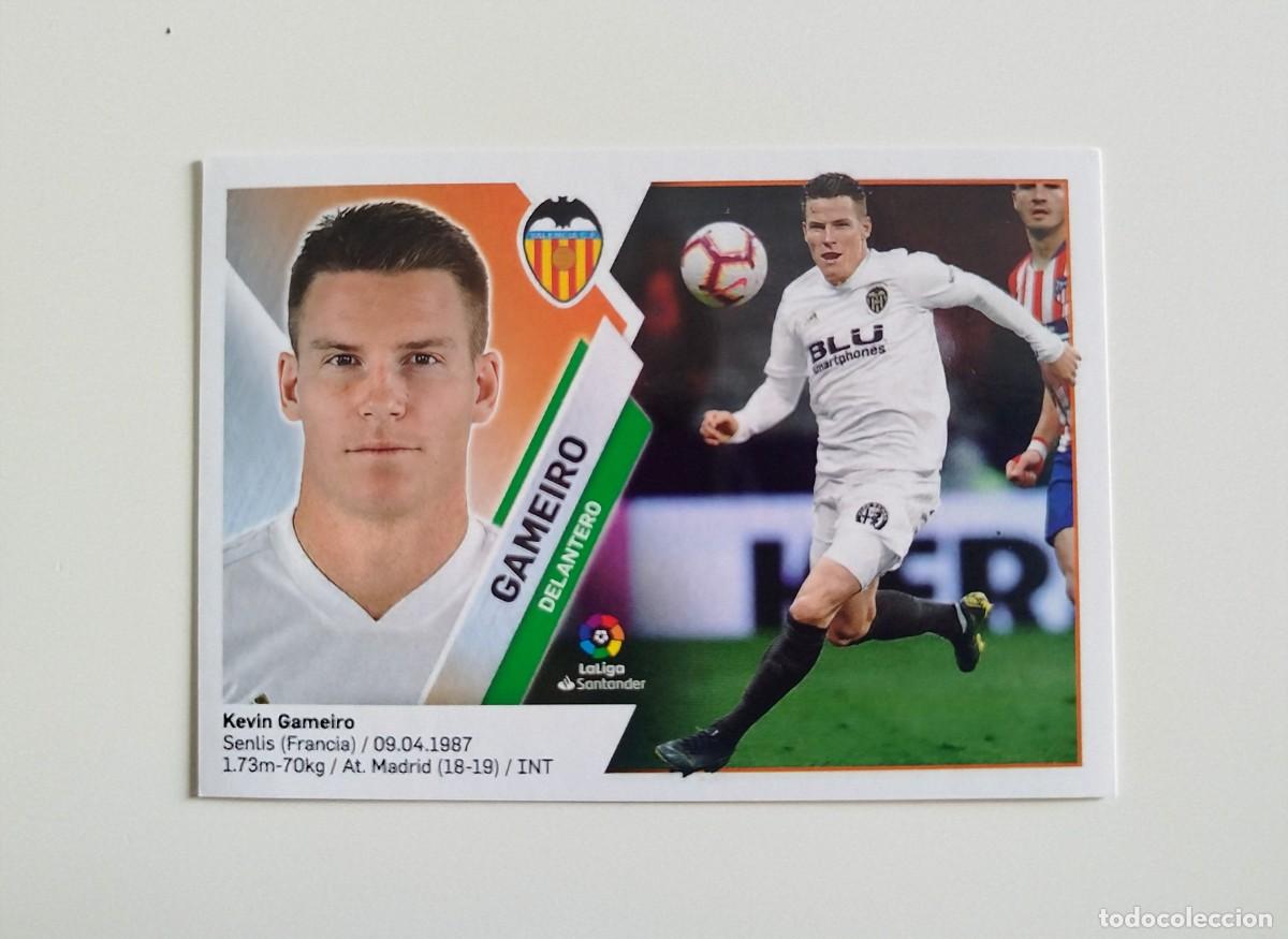 Cromos de f&uacute;tbol: Gameiro 15 SIN PEGAR NUNCA PEGADO Valencia CF Ediciones Este 19 20 / 2019 2020