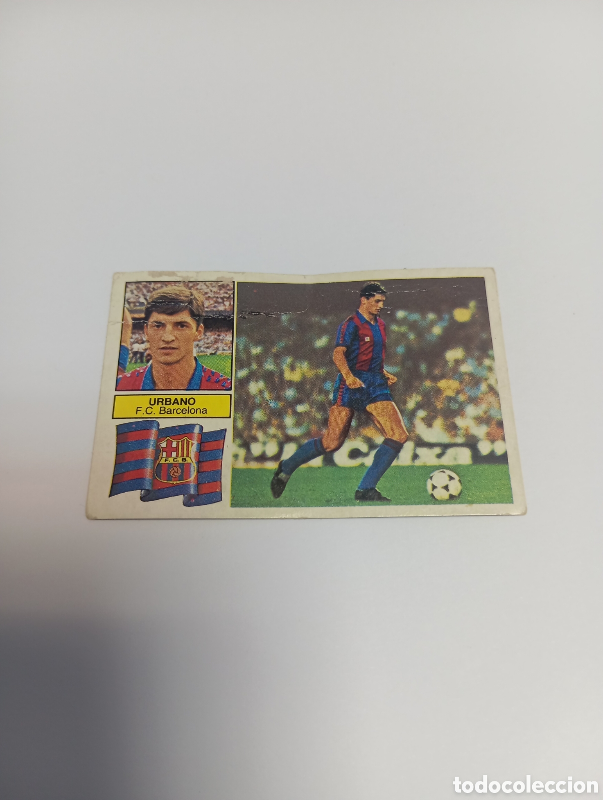 Cromos de f&uacute;tbol: URBANO Barcelona Liga Este 1982 1983 RECUPERADO 82 83