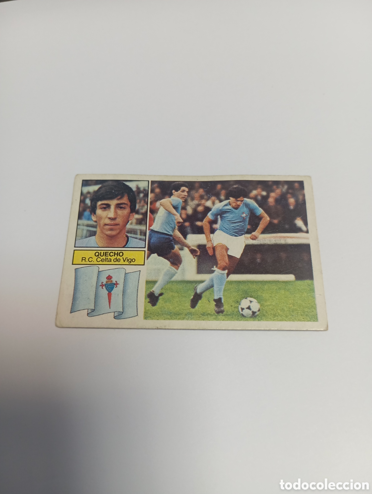 Cromos de f&uacute;tbol: QUECHO Celta de Vigo Liga Este 1982 1983 RECUPERADO 82 83