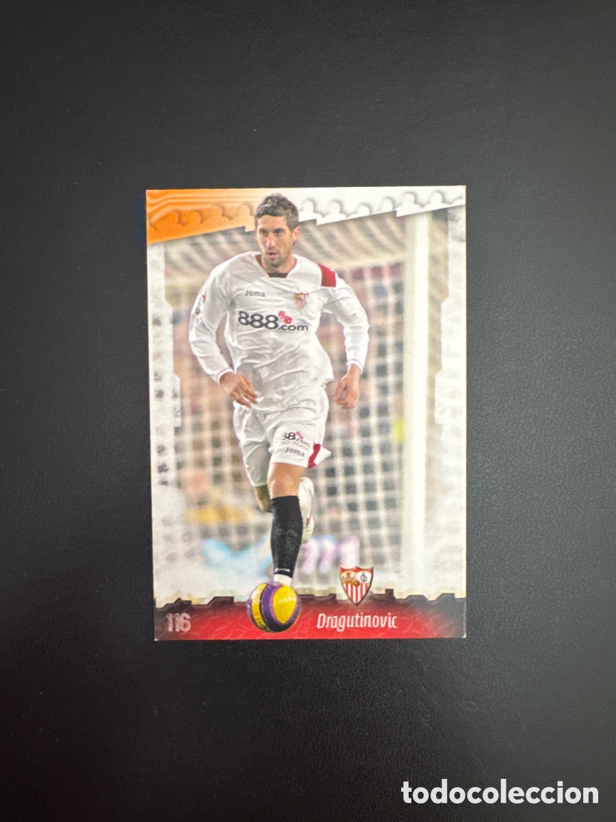 Fu&szlig;ball-Sticker: DRAGUTINOVIC SEVILLA NUMERO 116 MUNDICROMO 2008 LAS FICHAS DE LA LIGA 2009