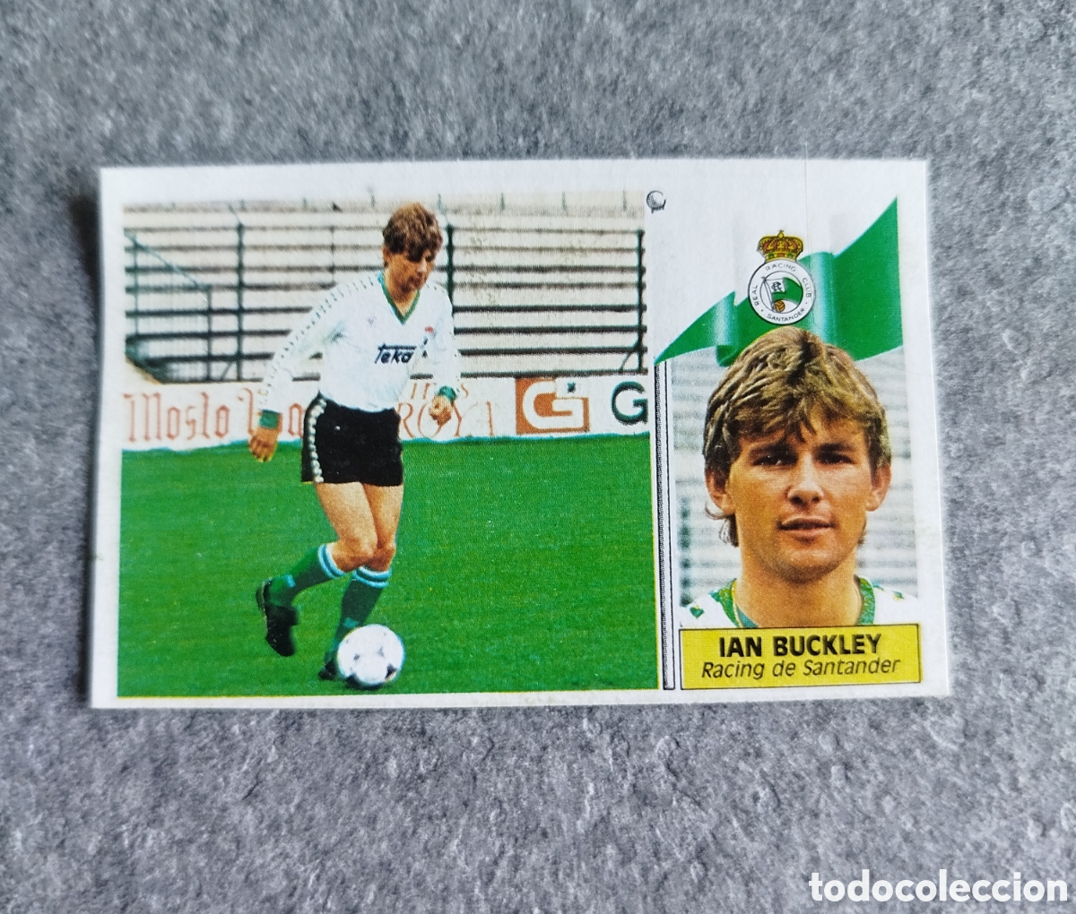 Cromos de f&uacute;tbol: BUCKLEY FICHAJE 20 RACING SANTANDER 86 87 1986 1987 EDICIONES ESTE DESPEGADO CROMO FICHAJES