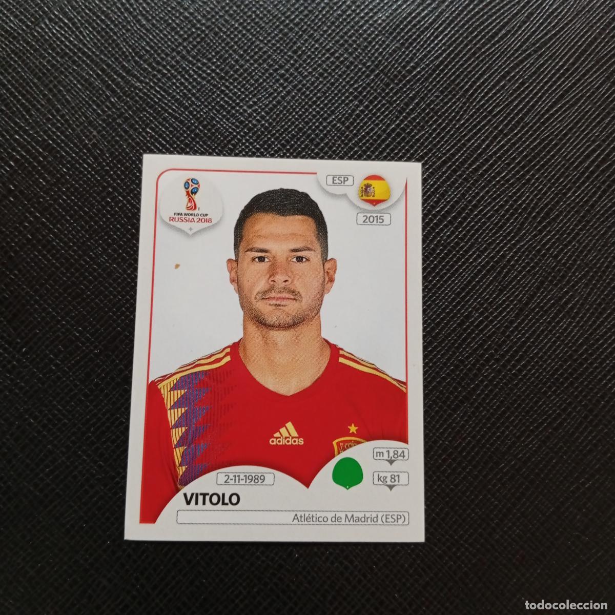 Cromos de f&uacute;tbol: 150 VITOLO ESPA&Ntilde;A PANINI MUNDIAL RUSIA 2018 CROMO FUTBOL 18 - SIN PEGAR - CJ2 .