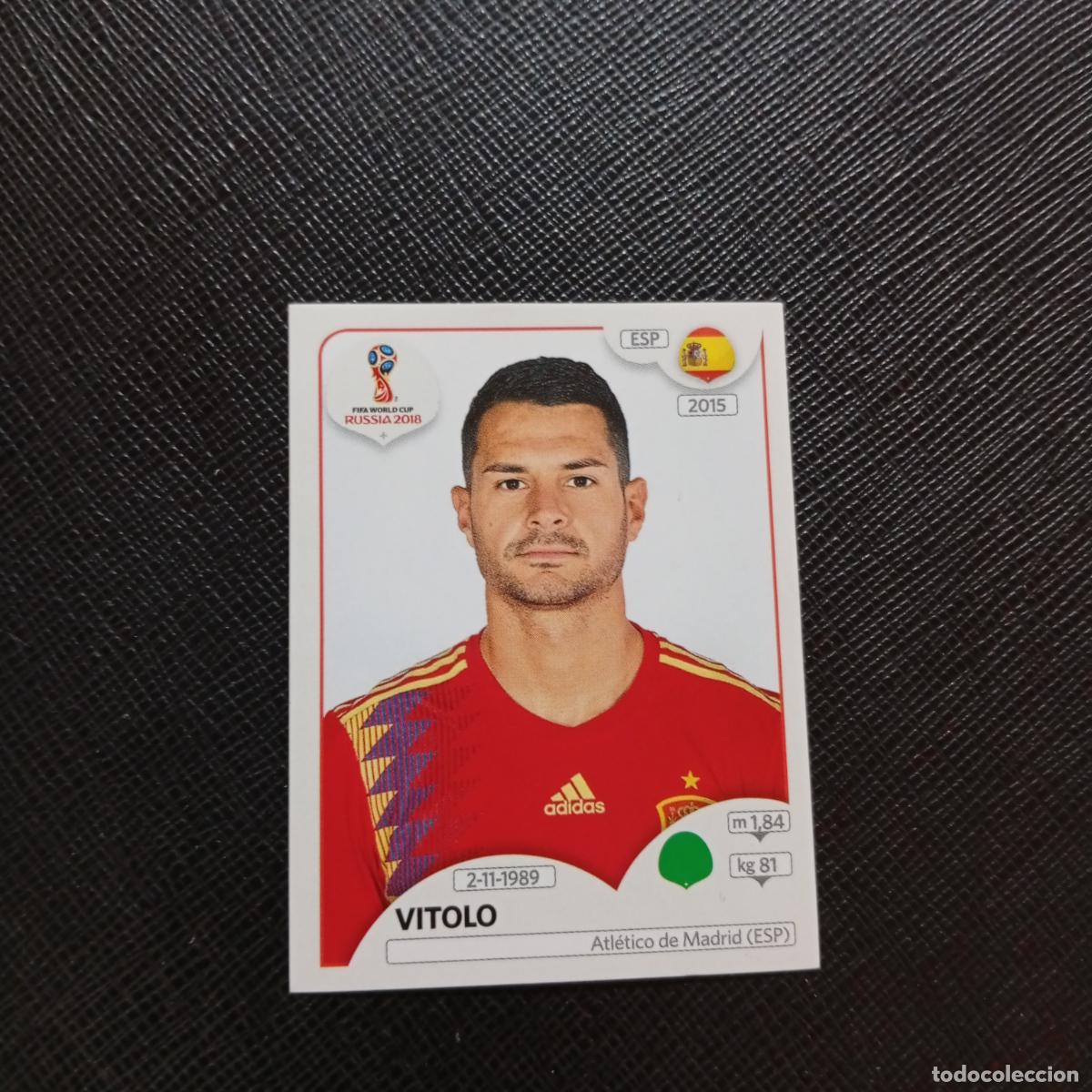 Cromos de f&uacute;tbol: 150 VITOLO ESPA&Ntilde;A PANINI MUNDIAL RUSIA 2018 CROMO FUTBOL 18 - SIN PEGAR - CJ2