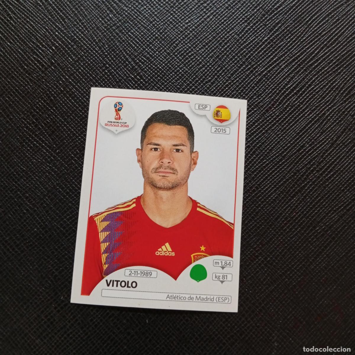 Cromos de f&uacute;tbol: 150 VITOLO ESPA&Ntilde;A PANINI MUNDIAL RUSIA 2018 CROMO FUTBOL 18 - SIN PEGAR - CJ2