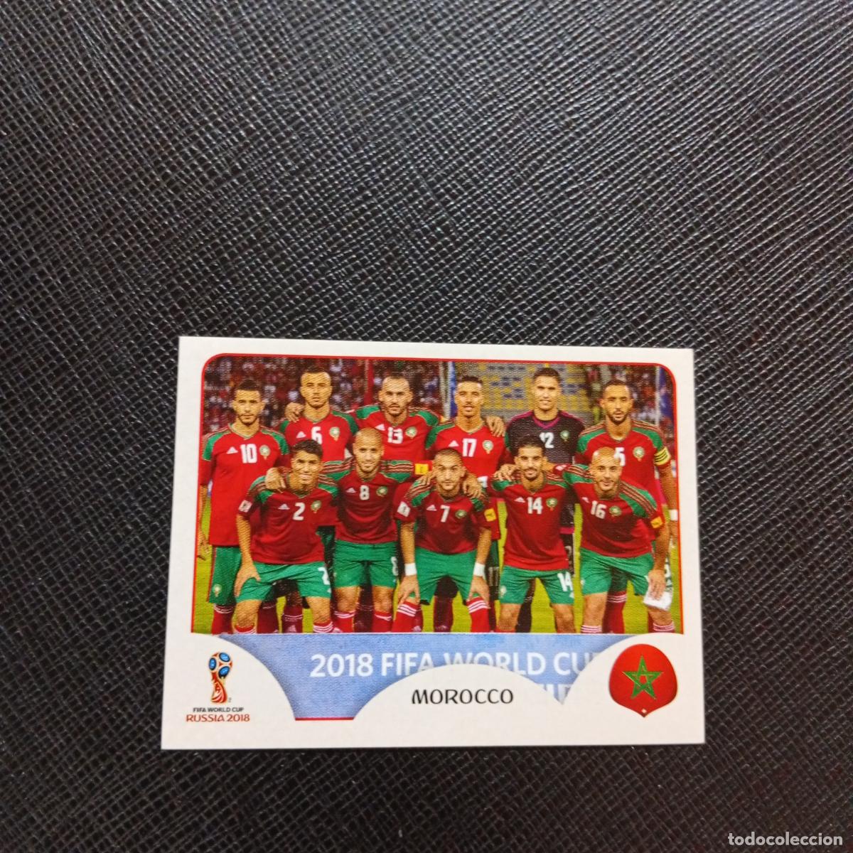 Cromos de f&uacute;tbol: 153 ALINEACION MARRUECOS PANINI MUNDIAL RUSIA 2018 CROMO FUTBOL 18 - SIN PEGAR - CJ2 ...
