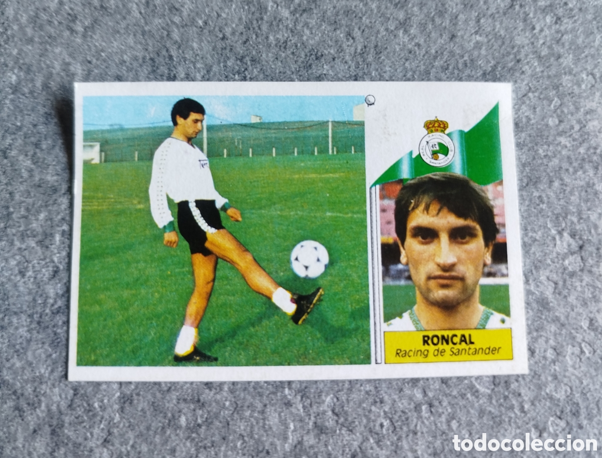 Cromos de f&uacute;tbol: VERSI&Oacute;N MEDIAS BLANCAS RONCAL RACING SANTANDER 86 87 1986 1987 EDICIONES ESTE DESPEGADO CROMO