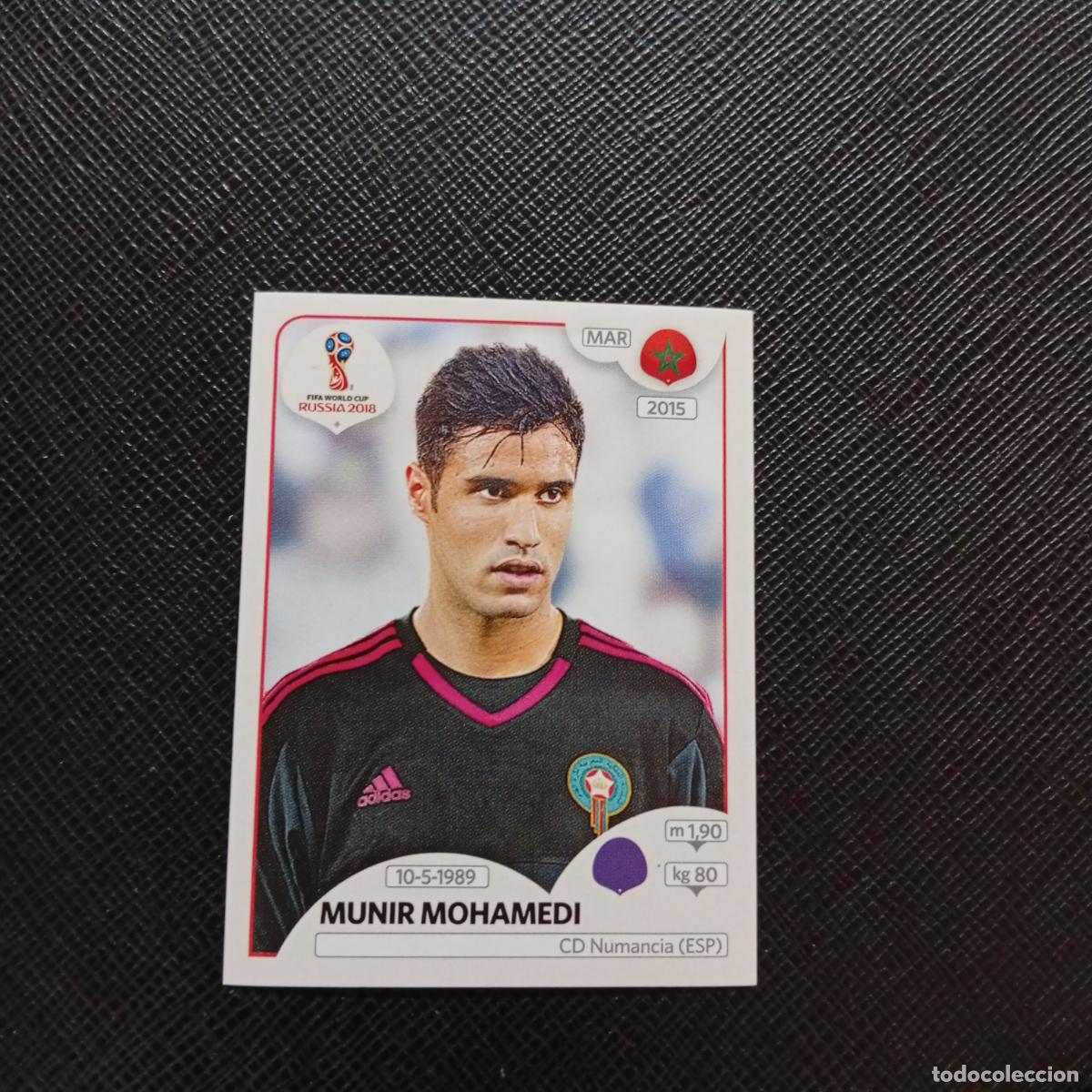Figurine di Calcio: 154 MUNIR MOHAMEDI MARRUECOS PANINI MUNDIAL RUSIA 2018 CROMO FUTBOL 18 - SIN PEGAR - CJ2 ....