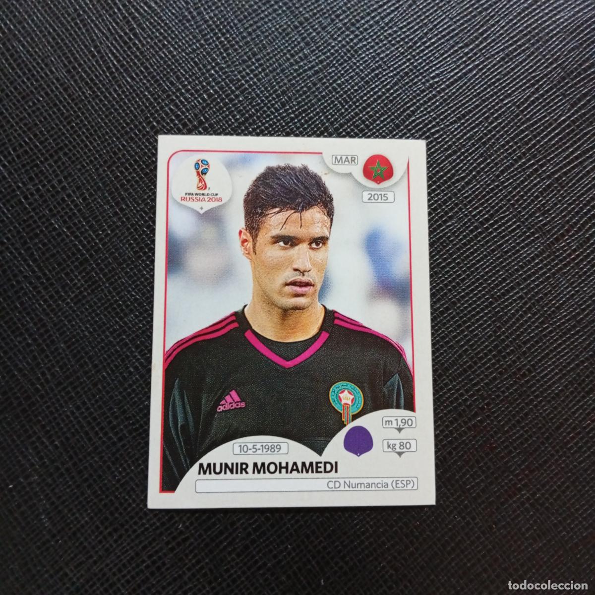 Figurine di Calcio: 154 MUNIR MOHAMEDI MARRUECOS PANINI MUNDIAL RUSIA 2018 CROMO FUTBOL 18 - SIN PEGAR - CJ2 ....