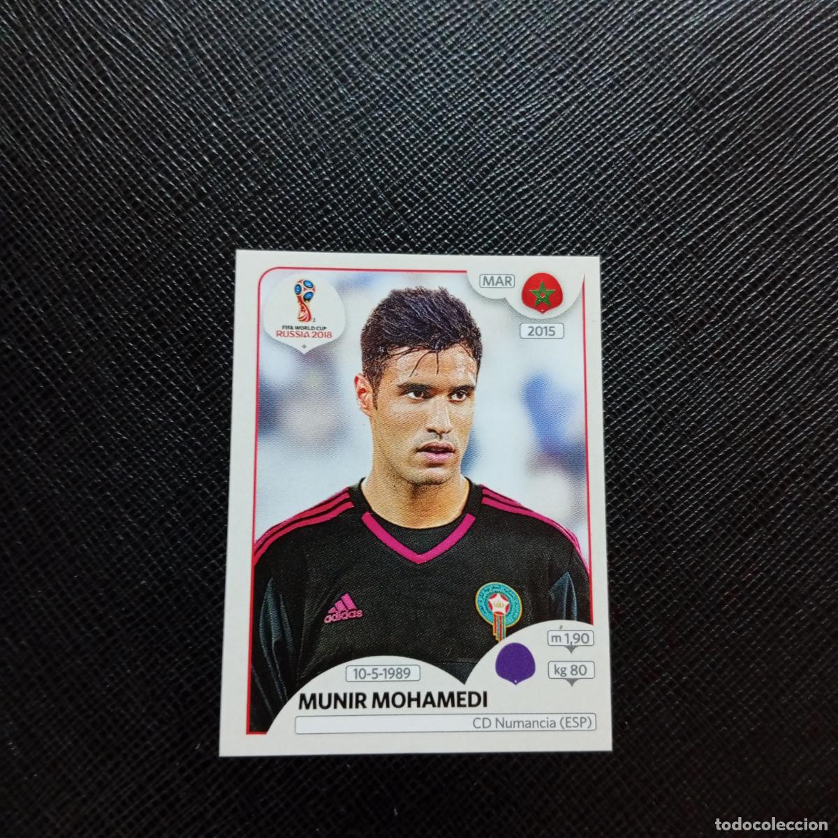 Figurine di Calcio: 154 MUNIR MOHAMEDI MARRUECOS PANINI MUNDIAL RUSIA 2018 CROMO FUTBOL 18 - SIN PEGAR - CJ2 ..
