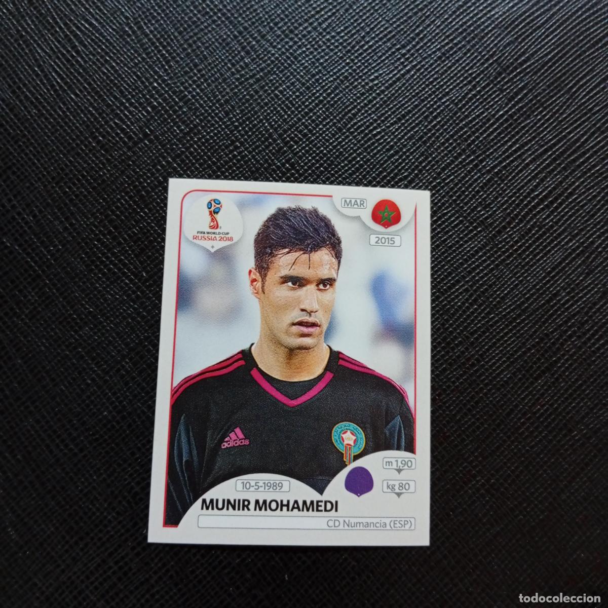 Figurine di Calcio: 154 MUNIR MOHAMEDI MARRUECOS PANINI MUNDIAL RUSIA 2018 CROMO FUTBOL 18 - SIN PEGAR - CJ2