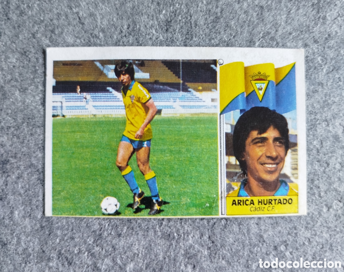 Cromos de f&uacute;tbol: BAJA ARICA HURTADO C&Aacute;DIZ 86 87 1986 1987 EDICIONES ESTE DESPEGADO CROMO