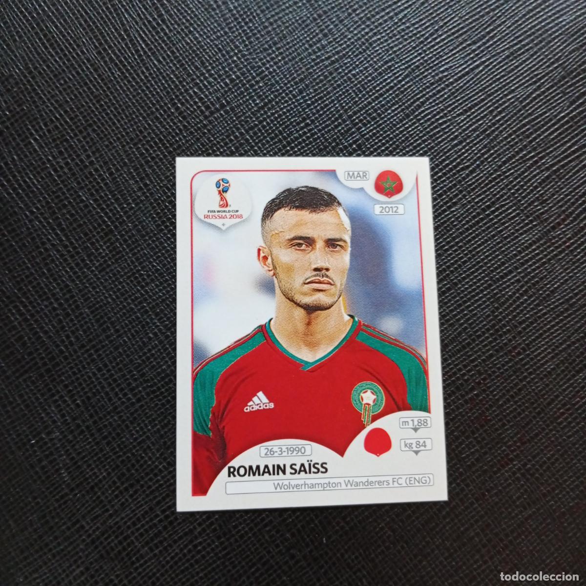 Cromos de f&uacute;tbol: 157 ROMAIN SAISS MARRUECOS PANINI MUNDIAL RUSIA 2018 CROMO FUTBOL 18 - SIN PEGAR - CJ2 ...