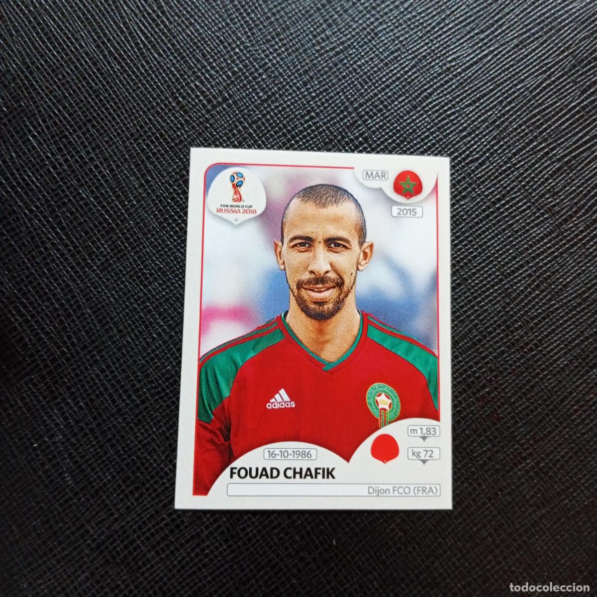 Cromos de f&uacute;tbol: 158 FOUAD CHAFIK MARRUECOS PANINI MUNDIAL RUSIA 2018 CROMO FUTBOL 18 - SIN PEGAR - CJ2