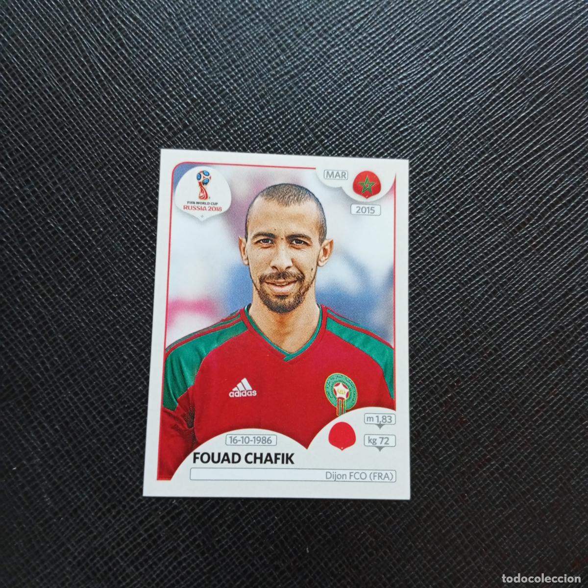 Cromos de f&uacute;tbol: 158 FOUAD CHAFIK MARRUECOS PANINI MUNDIAL RUSIA 2018 CROMO FUTBOL 18 - SIN PEGAR - CJ2