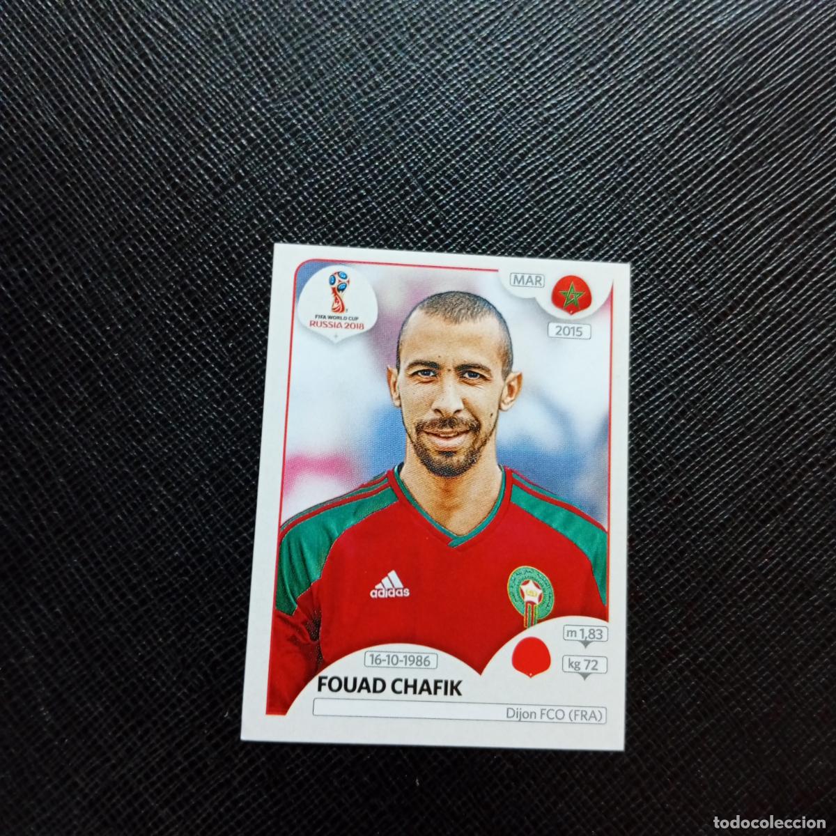 Cromos de f&uacute;tbol: 158 FOUAD CHAFIK MARRUECOS PANINI MUNDIAL RUSIA 2018 CROMO FUTBOL 18 - SIN PEGAR - CJ2