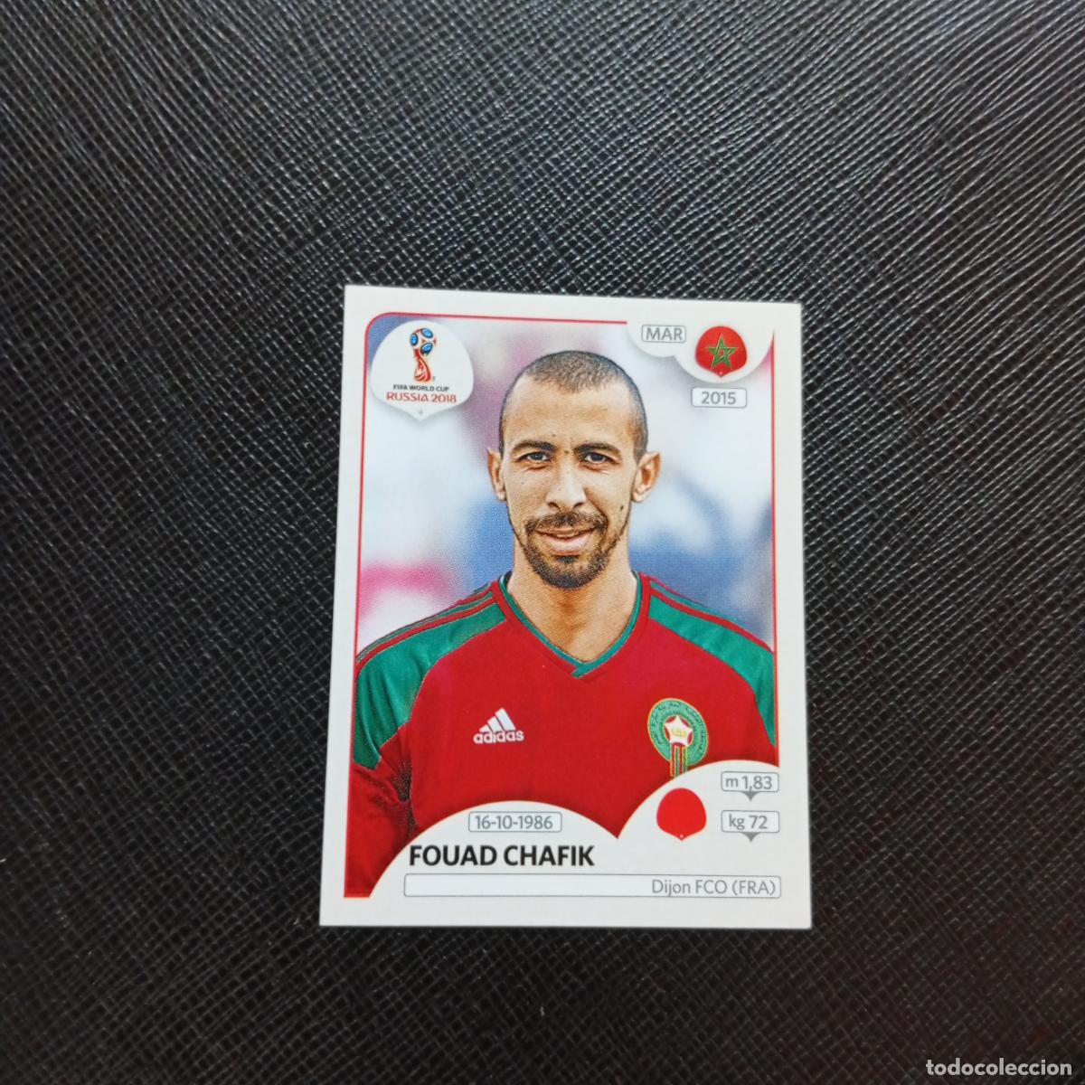 Cromos de f&uacute;tbol: 158 FOUAD CHAFIK MARRUECOS PANINI MUNDIAL RUSIA 2018 CROMO FUTBOL 18 - SIN PEGAR - CJ2 .