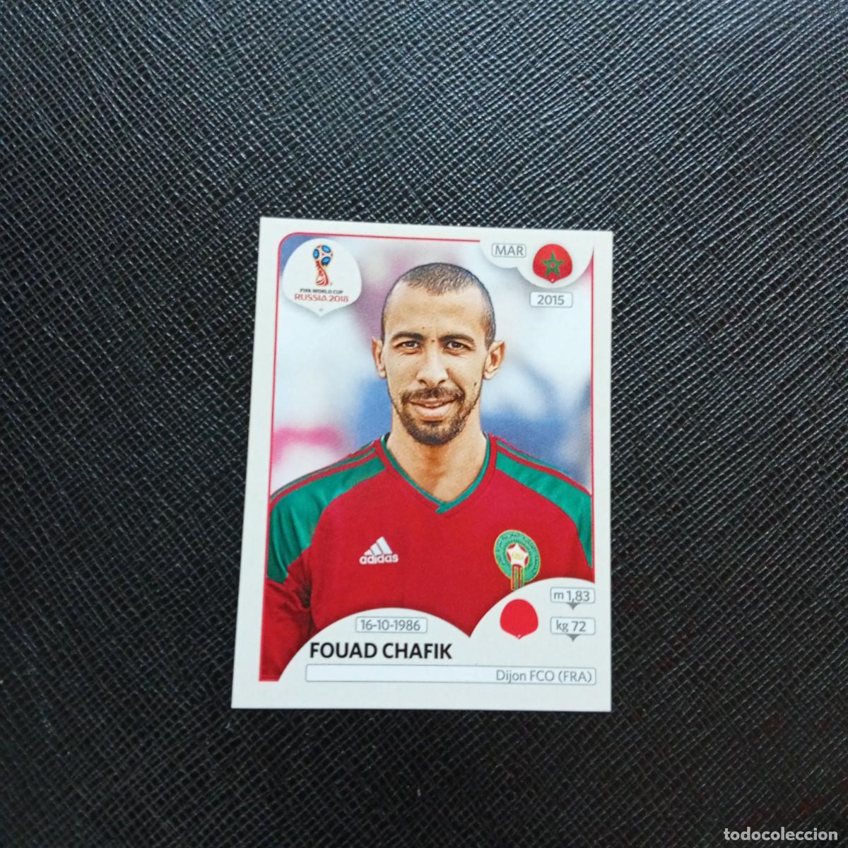 Cromos de f&uacute;tbol: 158 FOUAD CHAFIK MARRUECOS PANINI MUNDIAL RUSIA 2018 CROMO FUTBOL 18 - SIN PEGAR - CJ2 .