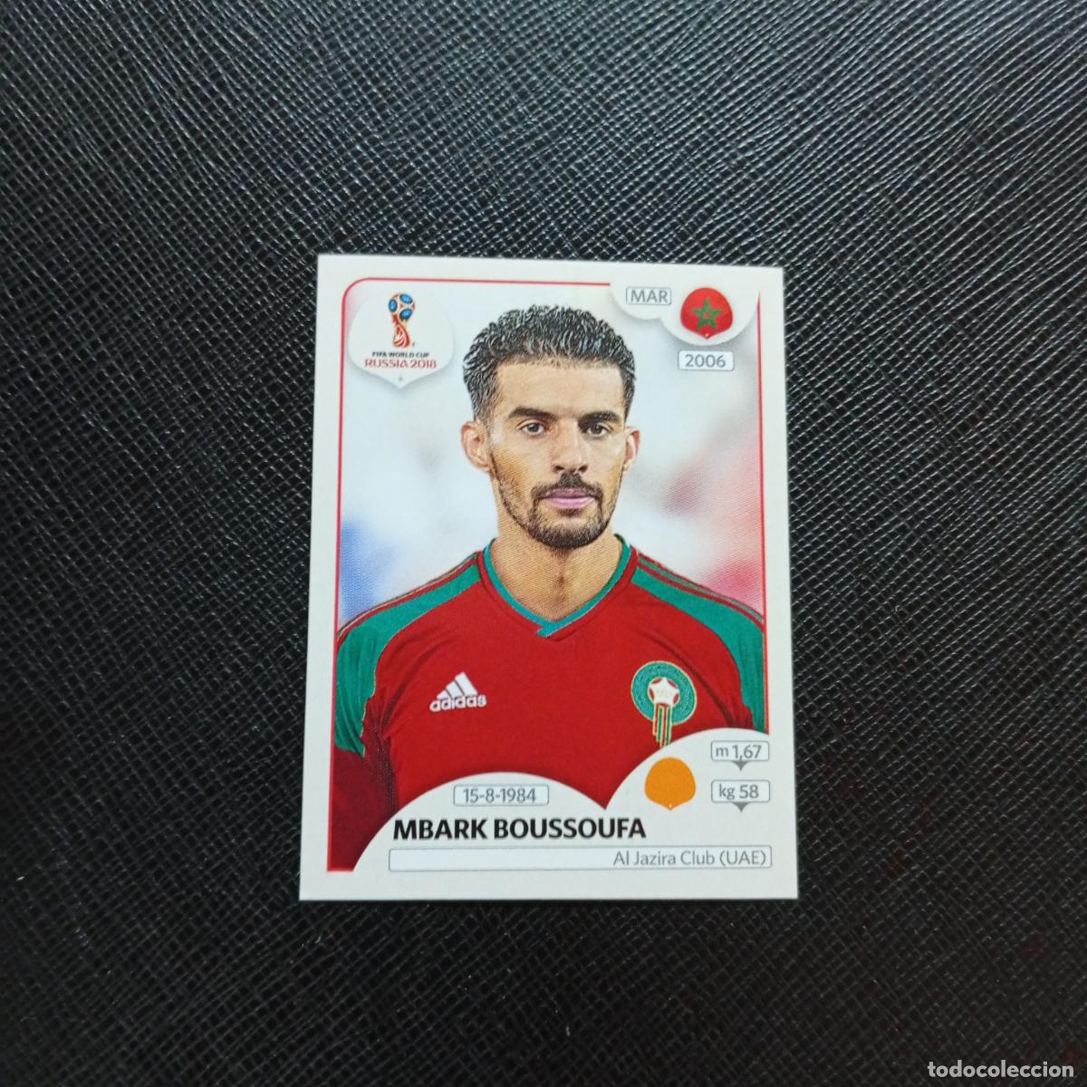 Cromos de f&uacute;tbol: 161 MBARK BOUSSOUFA MARRUECOS PANINI MUNDIAL RUSIA 2018 CROMO FUTBOL 18 - SIN PEGAR - CJ2