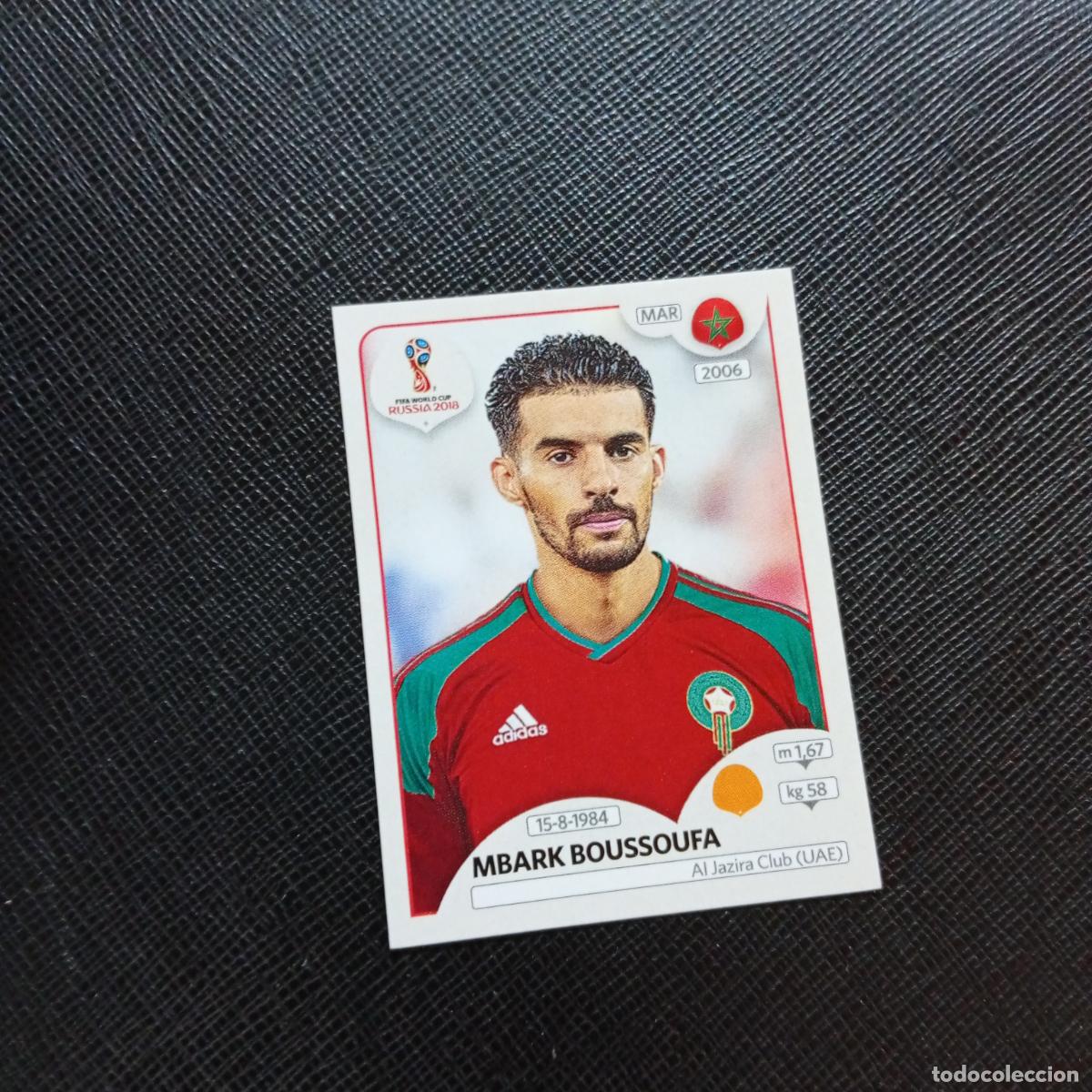 Cromos de f&uacute;tbol: 161 MBARK BOUSSOUFA MARRUECOS PANINI MUNDIAL RUSIA 2018 CROMO FUTBOL 18 - SIN PEGAR - CJ2