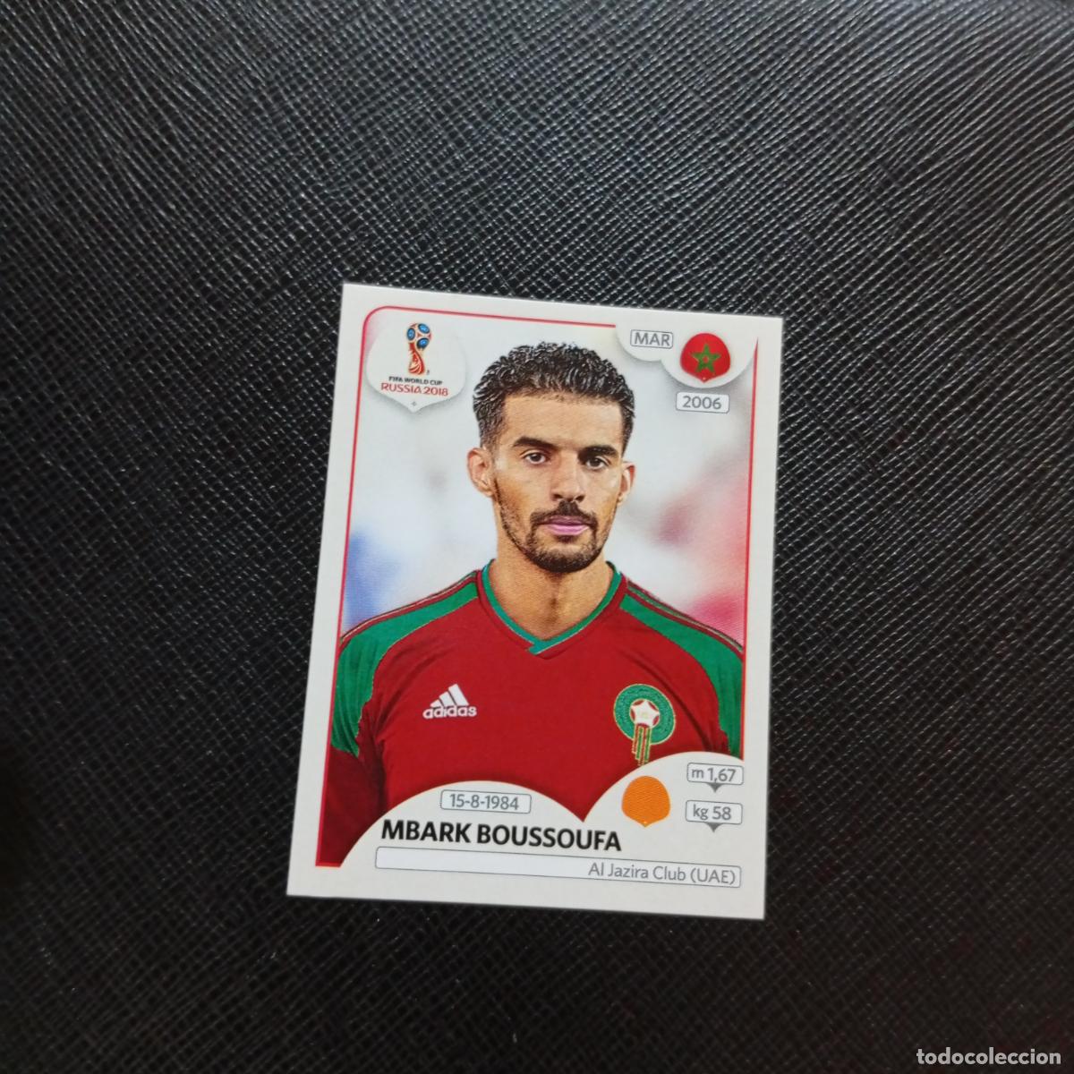 Cromos de f&uacute;tbol: 161 MBARK BOUSSOUFA MARRUECOS PANINI MUNDIAL RUSIA 2018 CROMO FUTBOL 18 - SIN PEGAR - CJ2 ....