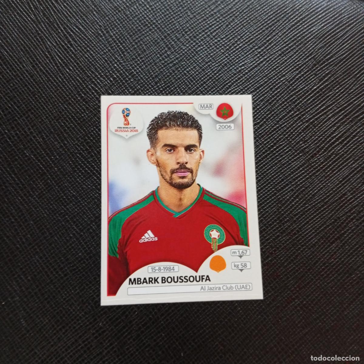 Cromos de f&uacute;tbol: 161 MBARK BOUSSOUFA MARRUECOS PANINI MUNDIAL RUSIA 2018 CROMO FUTBOL 18 - SIN PEGAR - CJ2 ....
