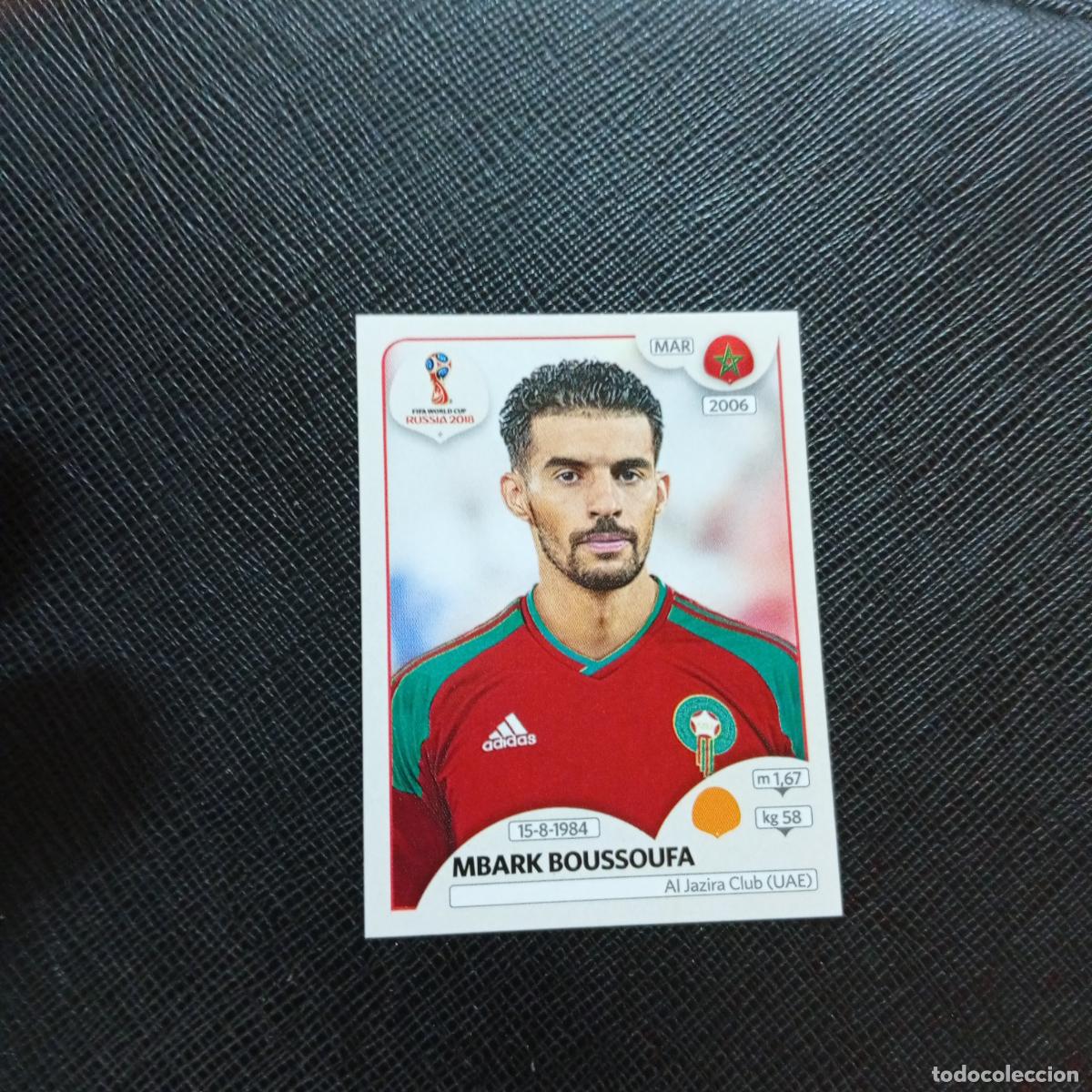 Cromos de f&uacute;tbol: 161 MBARK BOUSSOUFA MARRUECOS PANINI MUNDIAL RUSIA 2018 CROMO FUTBOL 18 - SIN PEGAR - CJ2 ....