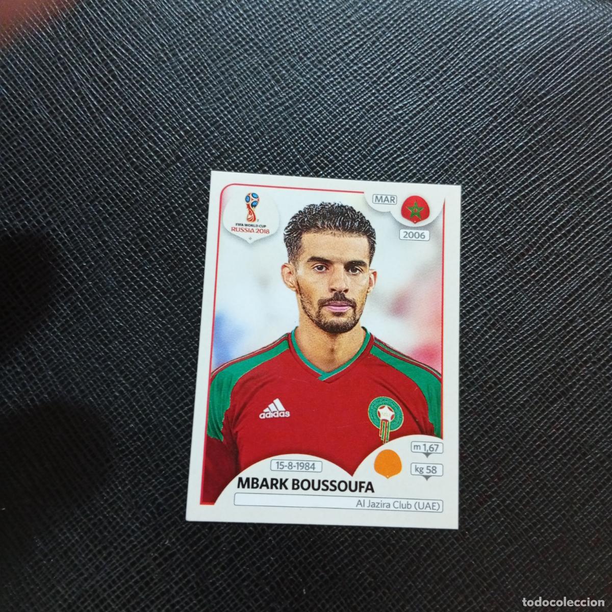 Cromos de f&uacute;tbol: 161 MBARK BOUSSOUFA MARRUECOS PANINI MUNDIAL RUSIA 2018 CROMO FUTBOL 18 - SIN PEGAR - CJ2 .....