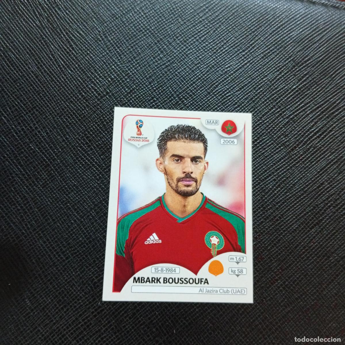 Cromos de f&uacute;tbol: 161 MBARK BOUSSOUFA MARRUECOS PANINI MUNDIAL RUSIA 2018 CROMO FUTBOL 18 - SIN PEGAR - CJ2 .....