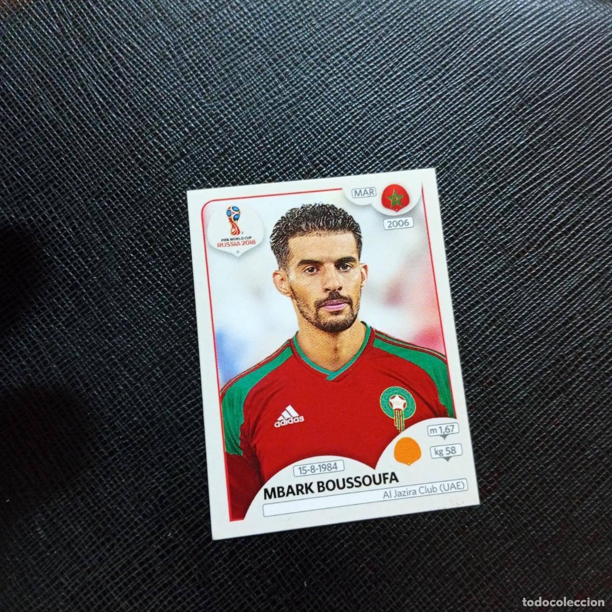 Cromos de f&uacute;tbol: 161 MBARK BOUSSOUFA MARRUECOS PANINI MUNDIAL RUSIA 2018 CROMO FUTBOL 18 - SIN PEGAR - CJ2 .....