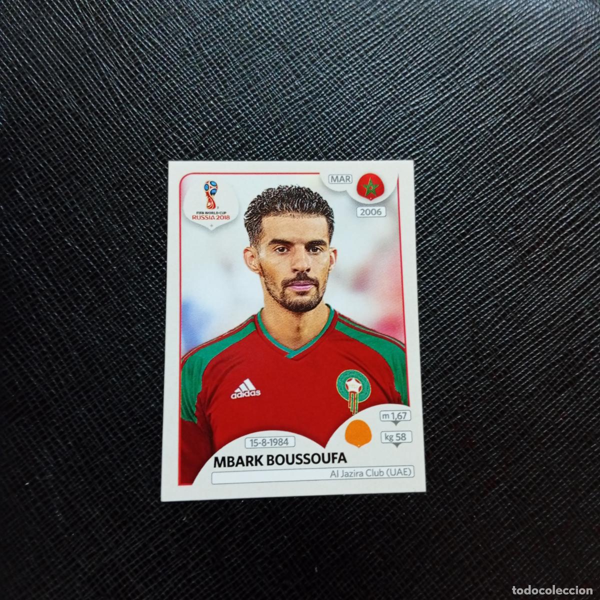 Cromos de f&uacute;tbol: 161 MBARK BOUSSOUFA MARRUECOS PANINI MUNDIAL RUSIA 2018 CROMO FUTBOL 18 - SIN PEGAR - CJ2 .....