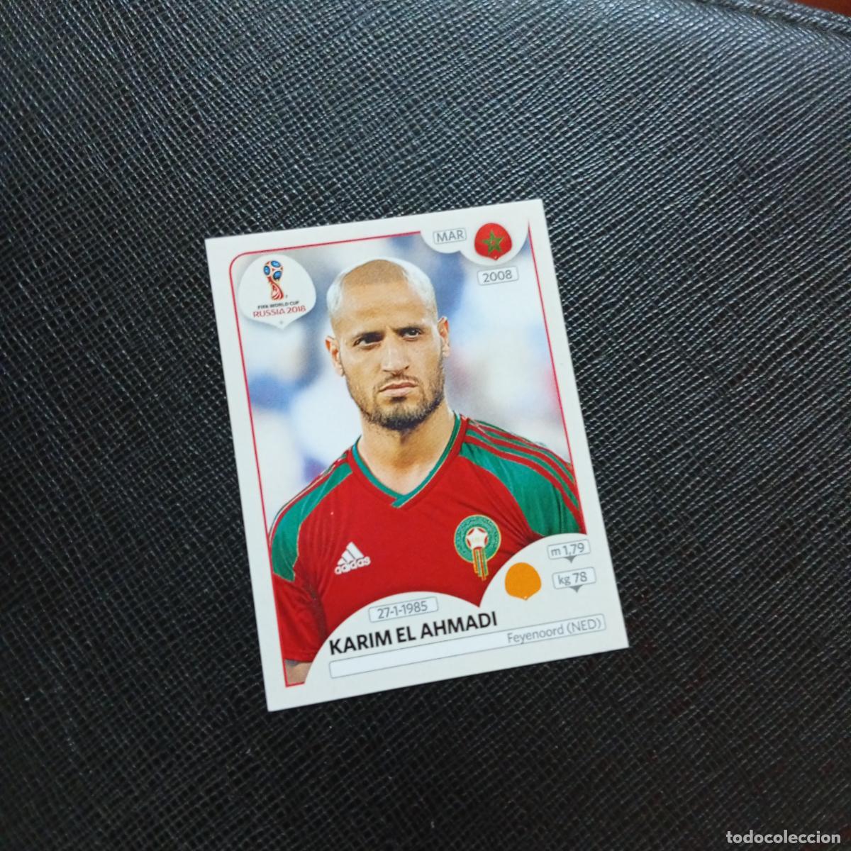 Cromos de f&uacute;tbol: 162 KARIM EL AHMADI MARRUECOS PANINI MUNDIAL RUSIA 2018 CROMO FUTBOL 18 - SIN PEGAR - CJ2