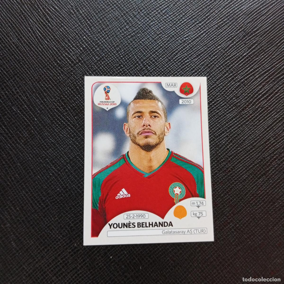 Cromos de f&uacute;tbol: 163 YOUNES BELHANDA MARRUECOS PANINI MUNDIAL RUSIA 2018 CROMO FUTBOL 18 - SIN PEGAR - CJ2