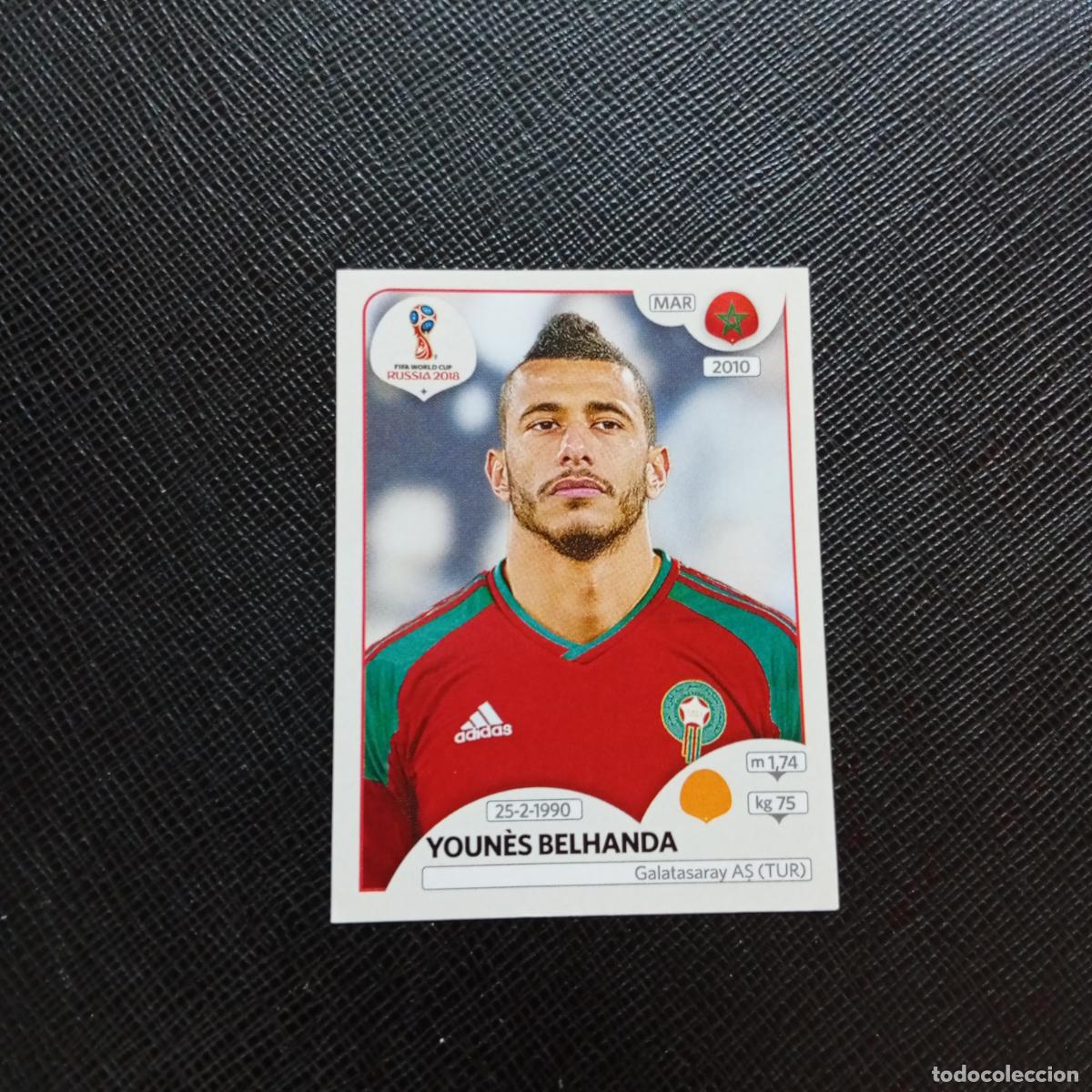 Cromos de f&uacute;tbol: 163 YOUNES BELHANDA MARRUECOS PANINI MUNDIAL RUSIA 2018 CROMO FUTBOL 18 - SIN PEGAR - CJ2