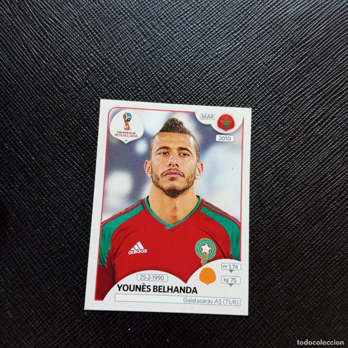 Cromos de f&uacute;tbol: 163 YOUNES BELHANDA MARRUECOS PANINI MUNDIAL RUSIA 2018 CROMO FUTBOL 18 - SIN PEGAR - CJ2