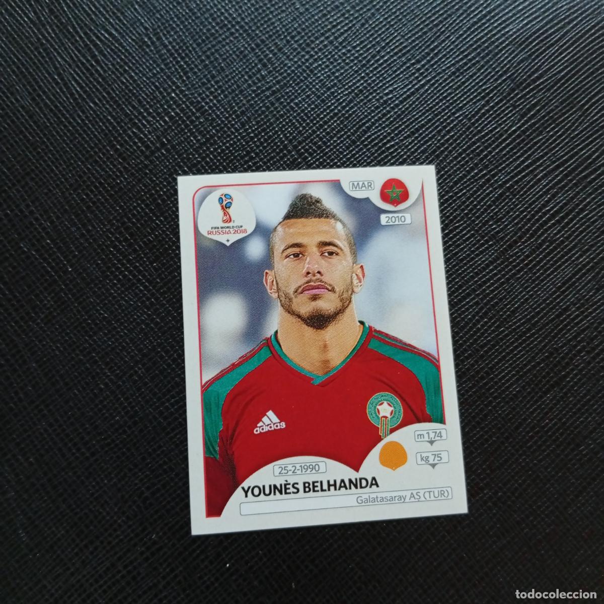 Cromos de f&uacute;tbol: 163 YOUNES BELHANDA MARRUECOS PANINI MUNDIAL RUSIA 2018 CROMO FUTBOL 18 - SIN PEGAR - CJ2 .