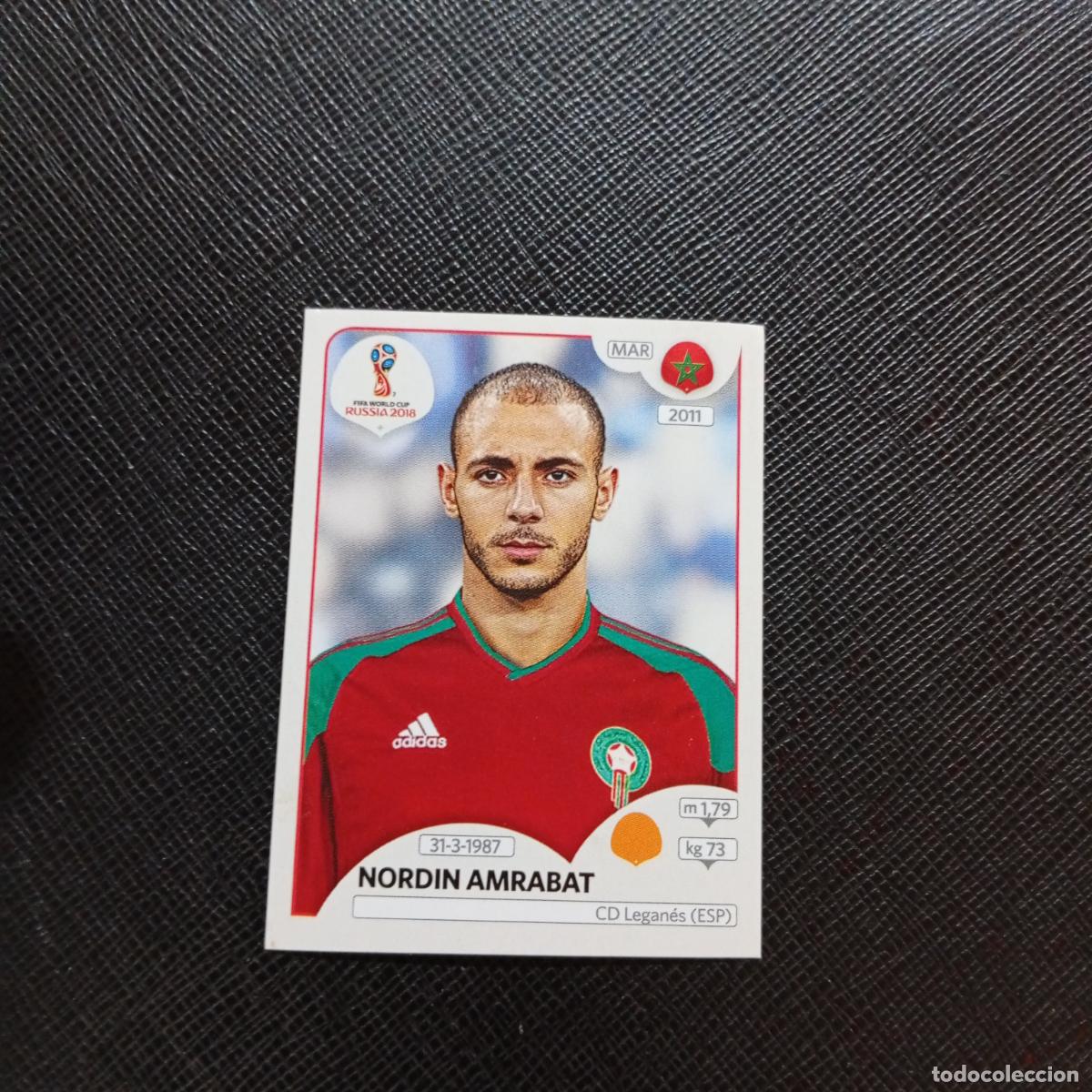 Fu&szlig;ball-Sticker: 164 AMRABAT MARRUECOS PANINI MUNDIAL RUSIA 2018 CROMO FUTBOL 18 - SIN PEGAR - CJ2