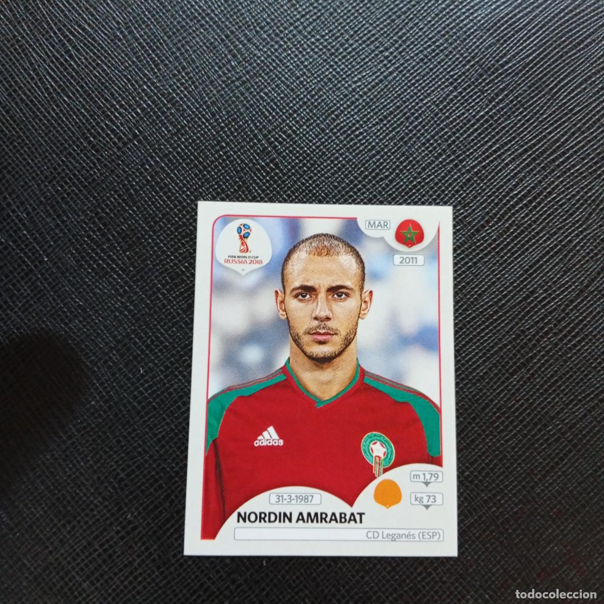 Fu&szlig;ball-Sticker: 164 AMRABAT MARRUECOS PANINI MUNDIAL RUSIA 2018 CROMO FUTBOL 18 - SIN PEGAR - CJ2