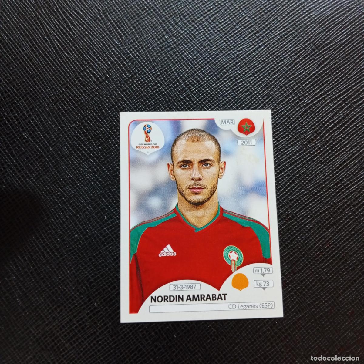 Fu&szlig;ball-Sticker: 164 AMRABAT MARRUECOS PANINI MUNDIAL RUSIA 2018 CROMO FUTBOL 18 - SIN PEGAR - CJ2 .